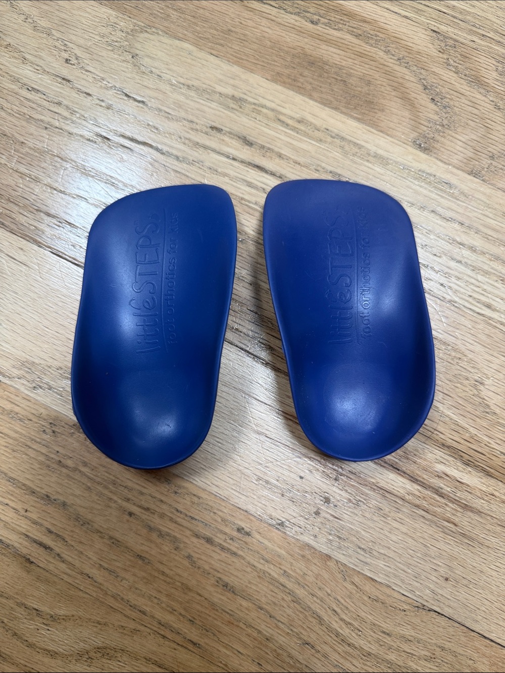 Kids Blue Orthotic Heel Cups